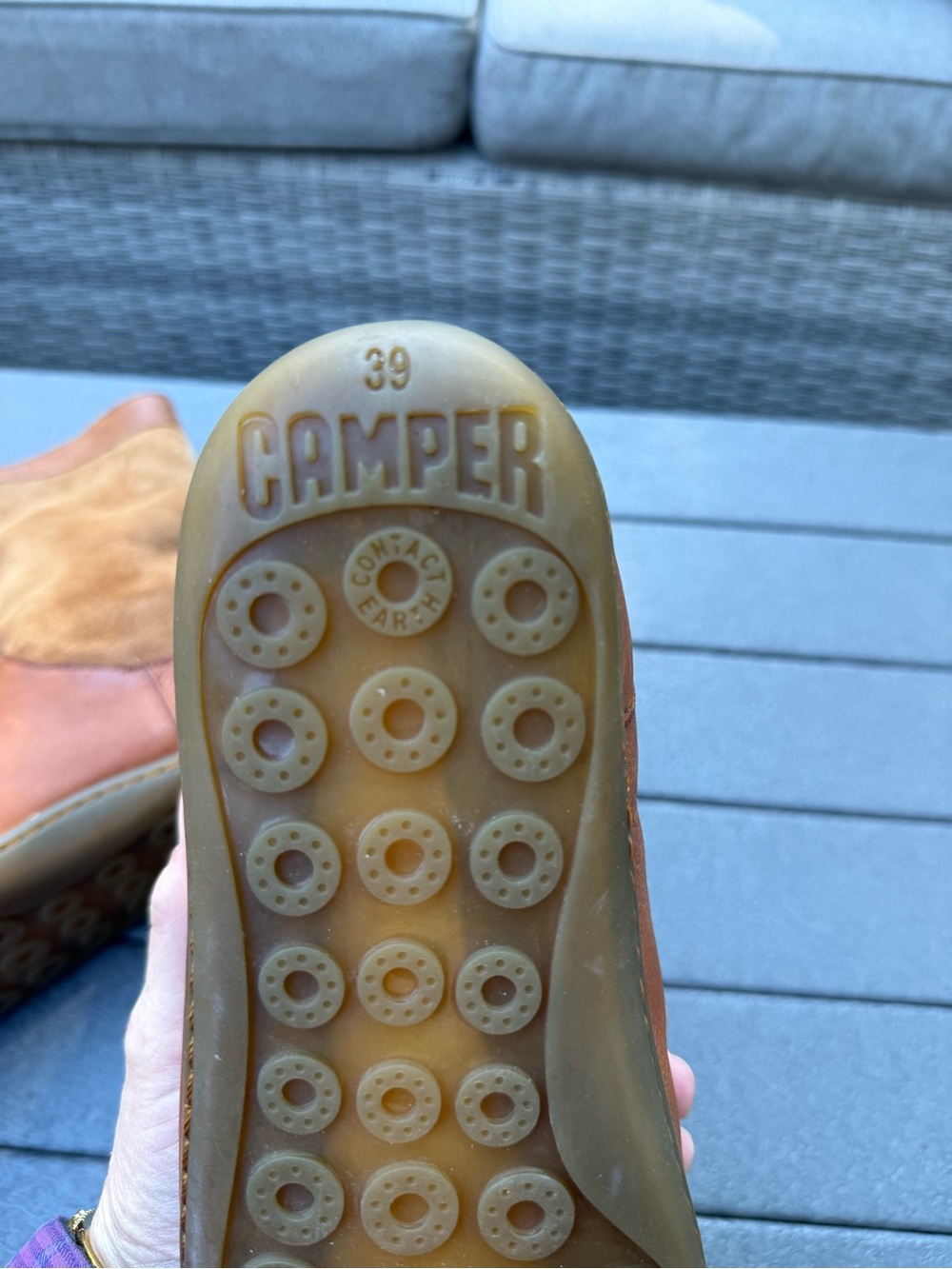 Camper Peu Suede Cami Leather Boots Minimalist Chic Barefoot Walking Scandi Girl - Picture 8 of 9